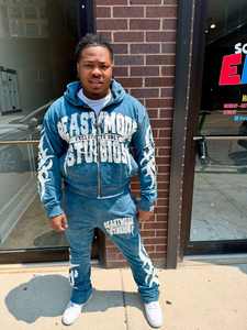 New Design Heavyweight Cotton Two Piece Sets Sweatsuits Custom Embroidery logo <b>Patched</b> Mens Applique Tracksuits Set - Product Image 3