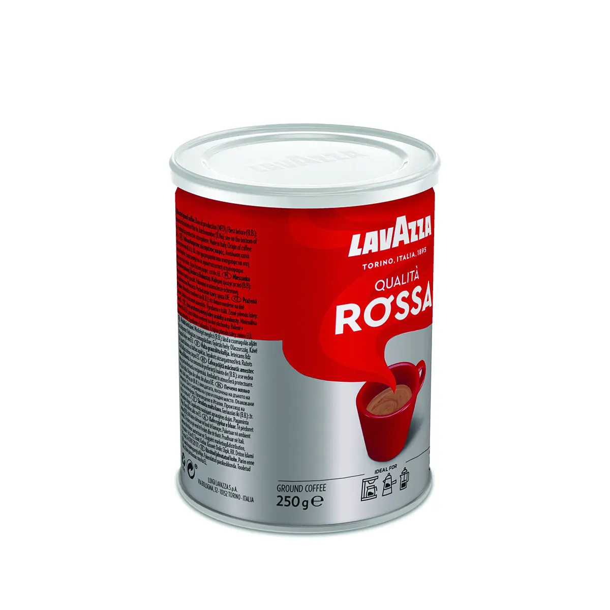 Caffè Lavazza caffè macinato tostato Qualita Rossa 250G-prodotto nei paesi bassi