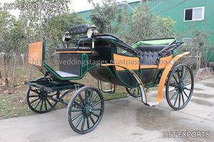 Royal Passenger Carriage en limusina Estilo Personalizado Turismo al aire libre Eventos especiales DST Exports English Style Horse Buggy - Product Image 6