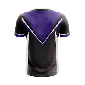 Camiseta de sublimación personalizada Great Qui con estampado de 100% poliéster de secado rápido, Camiseta deportiva redondeada, camiseta estampada colorida para hombres - Product Image 6