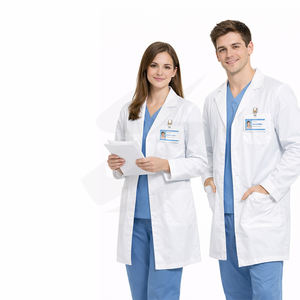 Bata de Laboratorio Médica Personalizada para Médicos, Enfermeras y Personal de Hospital, Ropa de Trabajo Profesional de Manga Larga - Product Image 2