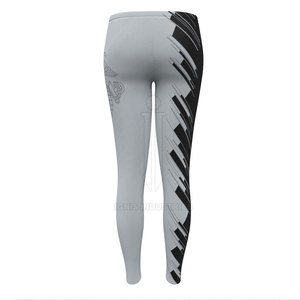 Mallas de Yoga transpirables de cintura alta para mujer, mallas de entrenamiento de gimnasio de nuevo diseño personalizadas - Product Image 3