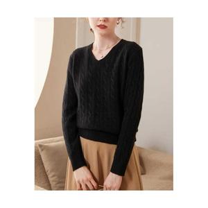 Maglione da donna con scollo a V