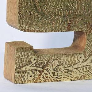 Letras del Alfabeto de Madera Hechas a Mano en India, Decoración para el Hogar, Pared, Oficina o Regalo Personalizado - Product Image 3