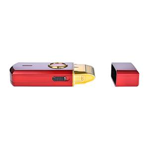 Mini rasoir électrique rechargeable USB, format voyage, rouge, triple lame, double lame, lavable, caractéristiques IPX7, allemand - Product Image 1