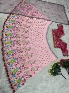 Lehengas choli กับ dupatta ใส่สบายปักลวดลาย - Product Image 5