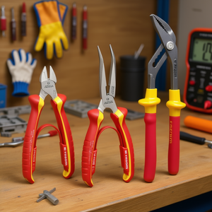 Facom 1,000 Volt <b>Set</b> of 3 <b>Pliers</b> - Product Image 3