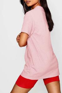Camisetas de gran tamaño para niñas y mujeres, ropa sexy con logotipo personalizado impreso, cuello redondo, venta al por mayor - Product Image 6