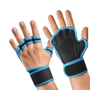 Protección de las manos de secado rápido antideslizante de goma de silicona guantes de gimnasio acolchado ejercicio ligero guantes de levantamiento de pesas - Product Image 6