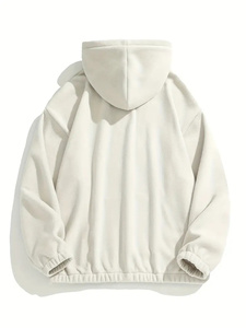 Pull à capuche polaire d'hiver de qualité supérieure pour hommes, nouveau design de style avec motif imprimé, bases légères en coton mélangé - Product Image 4