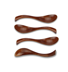 Estilo de madera Sopa Fideos Cuchara de mango largo grande Olla antiadherente Cuchara Cocina Cuchara de madera con producto de venta - Product Image 5