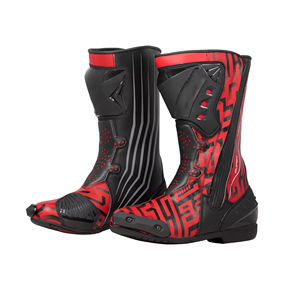 Botas de Motociclismo de Cuero Genuino de Última Moda, Botas de Motociclismo de Cuero para Deportes de Invierno, para Carreras de Autos y Motos - Product Image 4