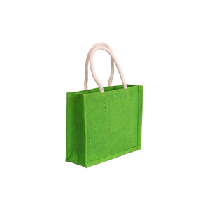Premium <b>Mini</b> Jute Shopping <b>Bags</b> Eco-Friendly Screen Printed Customizable Logo Promotional Fashionable Sustainable Handled <b>Bag</b> - Product Image 5