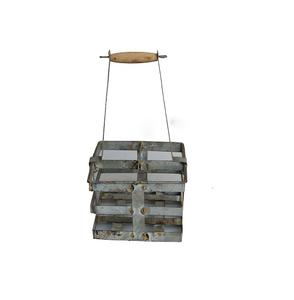 Настенная корзина с ржавчиной, оцинкованная стеллаж стандартного размера для дома и офиса - Product Image 4