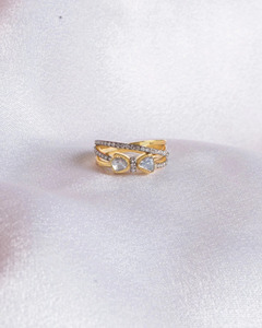 Luxury 9K Gold Polki <b>Diamond</b> <b>Ring</b> for Women Traditional Kundan Inspired Bridal Engagement Wedding Jewelry Statement Finger - Product Image 4