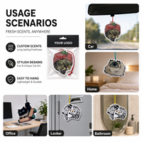 Désodorisant de voiture personnalisé au meilleur design, parfum de voiture neuf de luxe longue durée, certifié MSDS, neutraliseur d'odeurs pour le lavage et l'entretien automobile