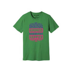 เสื้อยืดผ้าฝ้าย 100% พิมพ์ลายธีมความเมตตา น้ำหนัก 160-180 GSM มี 12 สีให้เลือก  รับออกแบบลายและตำแหน่งได้ตามต้องการ - Product Image 3