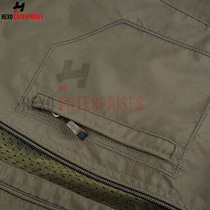 Veste de pluie en toile légère pour hommes, dernier modèle avec col montant, services OEM, meilleure vente de produits de haute qualité à faible coût - Product Image 5