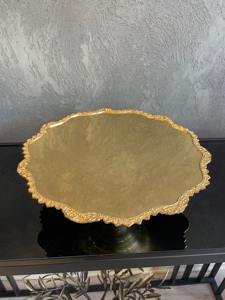 Base para Pastel Plateada de Diseño, Ideal para Eventos de Catering, Fiestas, Celebraciones y Reuniones Familiares, Hecha a Mano en India - Product Image 2