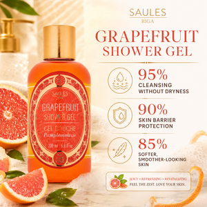 Gel Douche Luxueux aux Herbes et Pamplemousse 200ml Parfumé Rafraîchissant Hydratant Nettoyant Corporel Quotidien Aromathérapie Spa à Domicile - Product Image 1