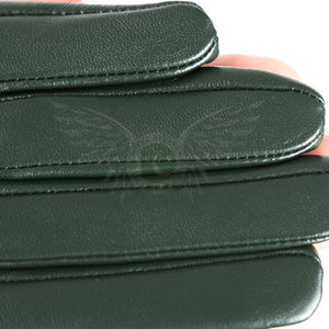 Gants en cuir noir pour hommes, accessoires à la mode, utilisation quotidienne, fête, à la mode, 2020 - Product Image 4