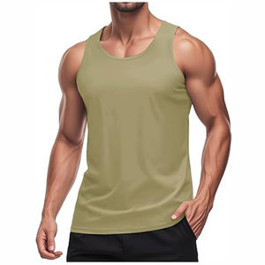 Camiseta sin mangas deportiva OEM personalizada para hombre, culturismo, gimnasio - Product Image 1