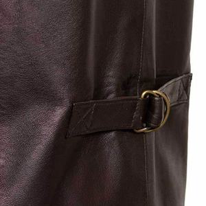 2025 dernières conceptions Logo personnalisé gilet bouffant tenues décontractées personnalisé hiver extérieur vestes hommes gilets en cuir matelassé - Product Image 3