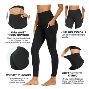 High Waist Digital Sublimation <b>Gym</b> <b>Leggings</b> for Women Latest Design with Pockets Elastic Waist Yoga <b>Leggings</b> Yoga Pants Workout - Product Image 2