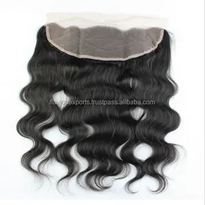 Oosterse Haren Hoge Kwaliteit Tempel Hair 100% Raw Onverwerkte Frontale Hand Gestikt Haarverlenging