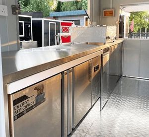 Affordable 12ft Food Truck <b>Trailers</b> Fully Equipped with Full Kitchen Equipments Customized Food Cart Towable Catering <b>Concession</b> - Product Image 4
