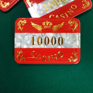 Plaques de brique de poker en acrylique personnalisables avec un design, un motif, une couleur et un logo personnalisés avec une taille et une qualité de casino standard - Product Image 2