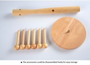 Support à tasses en bois naturel tendance, support de comptoir de cuisine, support à tasses à café et à thé, organisateur de rangement, support de table, organisateur suspendu - Product Image 2