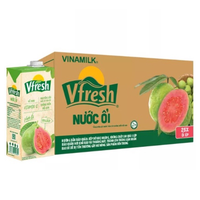 Vinamilk VFresh Guava buah nektar 1L x 12 kotak GMP HALAL ISO FSSC HACCP bersertifikat OEM tersedia untuk kustomisasi