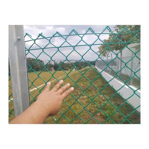 Clôture en treillis métallique en forme de losange, revêtue de PVC, de haute qualité, au meilleur prix, pour cours arrière, granges, jardins, pénitenciers, construction - Product Image 5