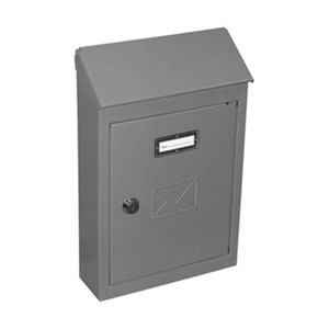 Cassetta Postale con Tetto e Serratura a Cilindro 2500/2 Cm.26 Grigia - Product Image 1