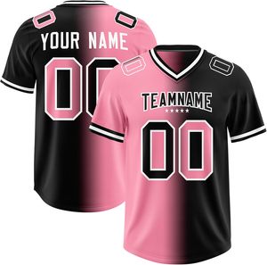 Camisetas de fútbol americano personalizadas de alta calidad, sublimación a granel personalizada para hombres, mujeres y niños, camisetas de manga corta al por mayor - Product Image 2