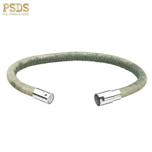 Pulsera de cuero trenzado a la moda para hombres y mujeres, cierres magnéticos, pulseras con dijes, Pulseras para hombre y mujer, joyería Unisex - Product Image 3