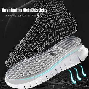 Semelles intérieures sportives Fasciti Comfort pour chaussures de basketball, en gel PU, avec amorti antichoc et soutien de la voûte plantaire positionné au niveau du bas. - Product Image 2