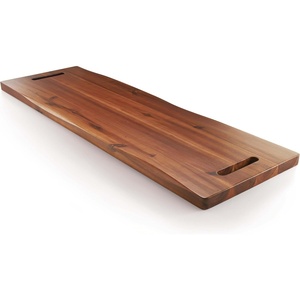 Bandeja de Servir Rectangular de Madera Marrón Oscuro, Moderna y Creativa, con Asas, para Desayuno, Café, Decoración del Hogar, Ramadán, Bodas - Product Image 4