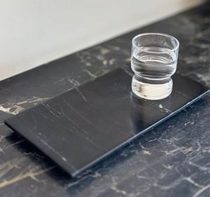 Elegant Natural Marble Oval Flat Serving Tray Artisan Crafted Waterproof Modern Home Decor - Product Image 5