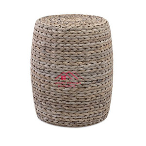 2024 taburete otomano y mesa auxiliar de ratán puro y caña de decoración de hotel para el hogar de alta venta - Product Image 5