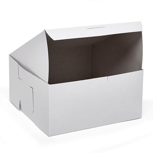 White Cardboard Cake & <b>Bakery</b> <b>Boxes</b> for Food Use - Product Image 5
