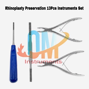 ชุดเครื่องมือผ่าตัดจมูก – ชุดอุปกรณ์ศัลยกรรมพลาสติกสำหรับจมูก 13 ชิ้น – ชุดผ่าตัดสแตนเลส |   โอเอ็มไอ - Product Image 5