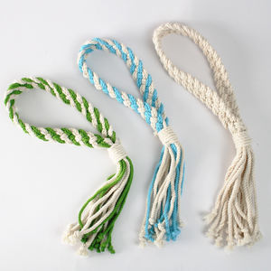 Cotton Loop Tug <b>Toy</b> For Dogs Encourages <b>Interactive</b> Play, Relieves Stress, Durable Braided Cotton, Vietnam Manufacturer - Product Image 4