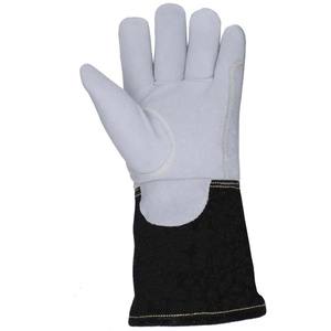 ถุงมือเชื่อมหนังวัวสำหรับงานหนักถุงมือเชื่อมหนังวัวซ่อนดีไซน์ล่าสุด - Product Image 3