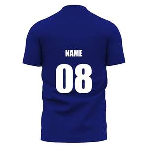 Camisetas de Fútbol Personalizadas con Logotipo Frontal, de Malla, Secado Rápido, Transpirables, Antibacterianas, Cuello en V, Unisex, Hechas a Medida - Product Image 6