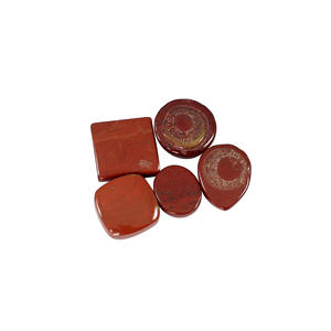 5 uds jaspe rojo Natural tamaño libre cabujón 42,20 Cts piedras preciosas lote al por mayor para hacer joyas - Product Image 5