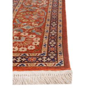 Tapis en soie noués à la main Gulmarg, motif floral rouge et orange, pour la décoration de la maison, du salon ou du couloir, taille 9x12, pour adolescents - Product Image 4