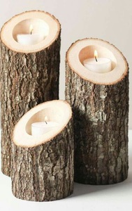 Nouveau bougeoir en bois Design pour la décoration de la maison - Product Image 3