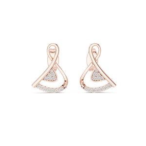 Pendientes de Oro Amarillo de 14K con Diamantes Redondos Cultivados en Laboratorio para Mujer |   Regalo de Aniversario |   Diamante Cultivado Nuevo - Product Image 2